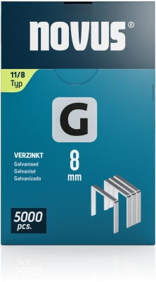 Capse Novus sarma plata, G tip 11, 8 mm, 5000 buc/cutie